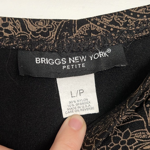 90s grudge/whimsy goth Briggs New York paisley skirt - Picture 4 of 4